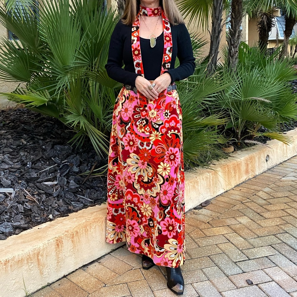 ❌Sold❌ Psychedelic Midi/ Maxi Skirt